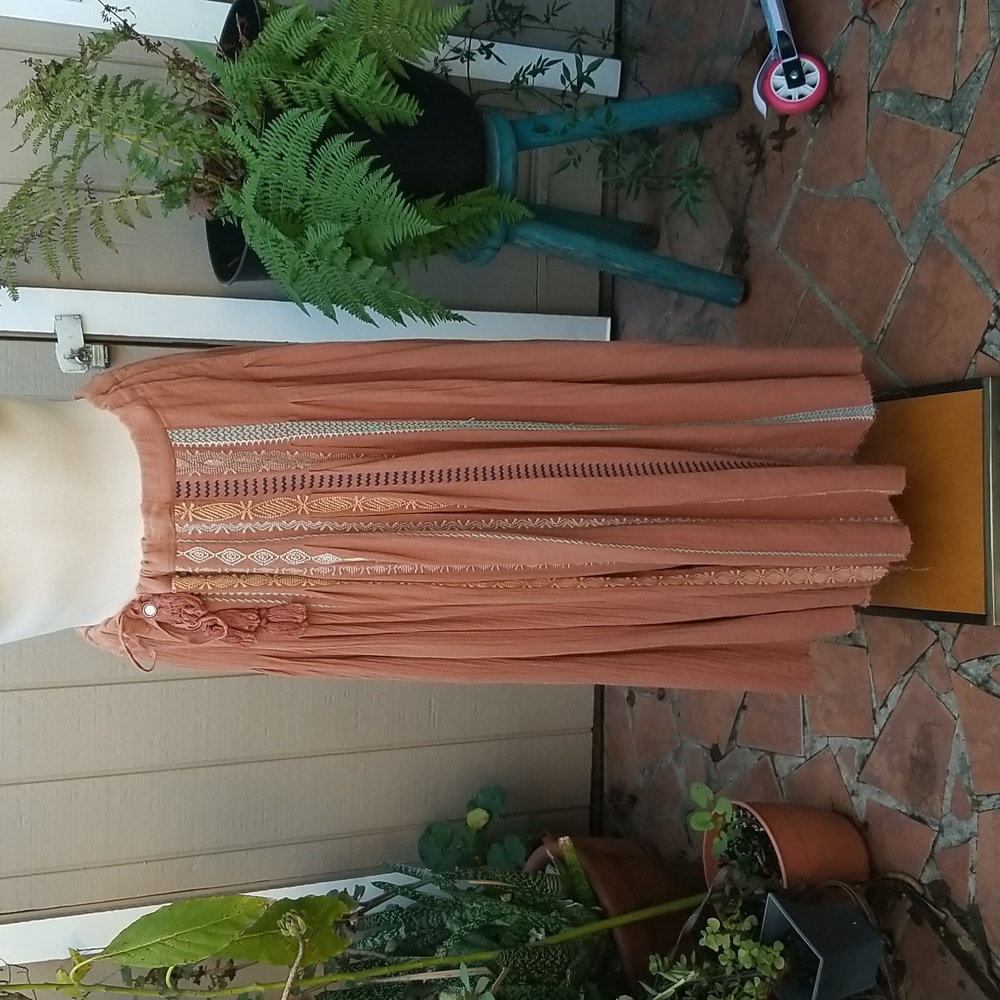 FP One Boho Maxi Skirt Size Large